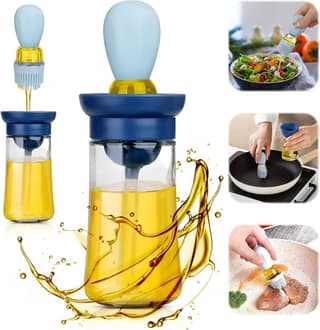 Wholesale Item - 2 IN 1 SILICONE DROPPER MEASURING OIL DISPENSER BOTTLE - MOQ 23 Pieces