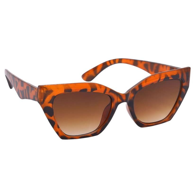 Brown Frame Gradient Brown Lens Cat-eye Sunglasses for Women & Girls Urban Chic - HRS589-TBWN-BWN view 2