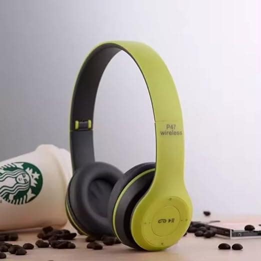 P47 Foldable Wired Wireless Headband Bluetooth SD TF MP3 Headphone view 2