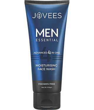 Jovees Herbal Men's Essential Advanced 4 in 1 Moisturizing Face Wash 100g (Pack of 1)