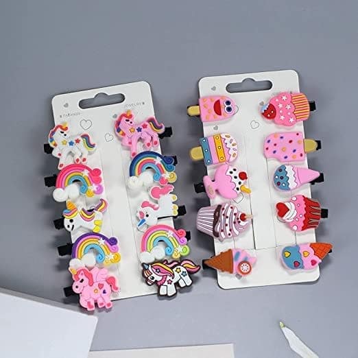 Kids cartoon Hair clips -3 view 2
