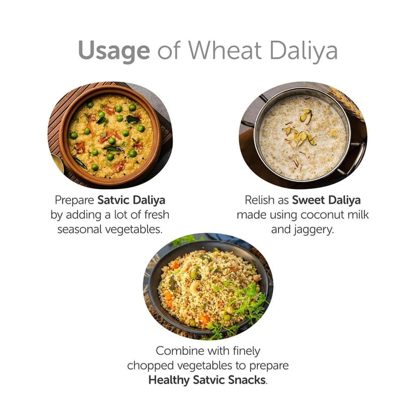 Banaco's Natural Roasted Wheat Daliya, 500 gms view 7