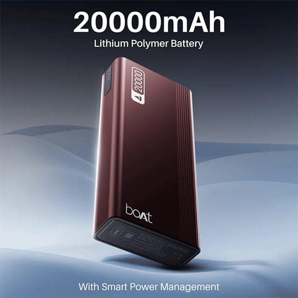 boAt Energyshroom PB401 20000mAh Powerbank with Lithium Polymer Battery view 3