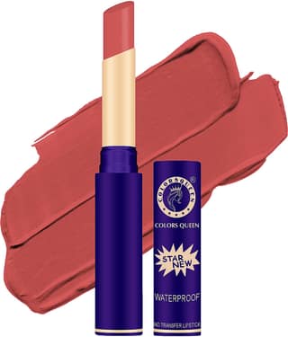 Colors Queen Queen Lips Matte Lipstick Waterproof with Smooth Application Sexy Red (Shade - 813)