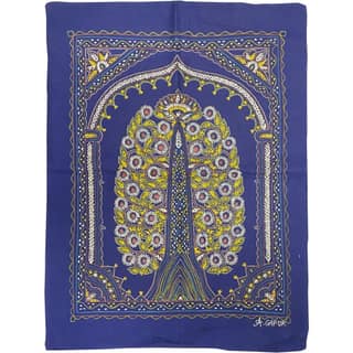 Garvi Gurjari (A Gujarat Govt Enterprise Blue Handmade Rogan Painting