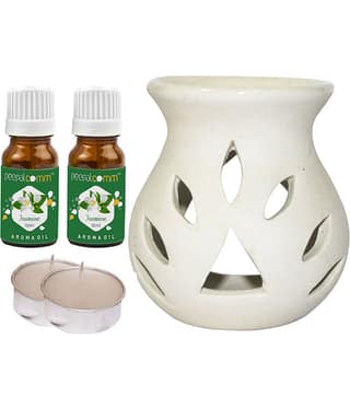 Peepalcomm Ceramic Aroma Oils & Diffusers Set - Pack of 5