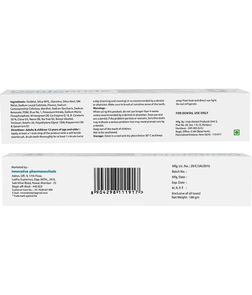Dentopride - Total Health Toothpaste view 2