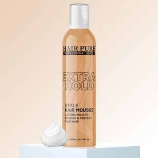 Extra Hold Hair Mousse 300ml Long-Lasting Volume & Strong Styling Hold for All Hair Types