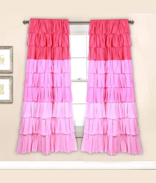 NUEVOSGHAR Single Door Semi-Transparent Rod Pocket Cotton Black Curtains ( 213 x 106 cm )