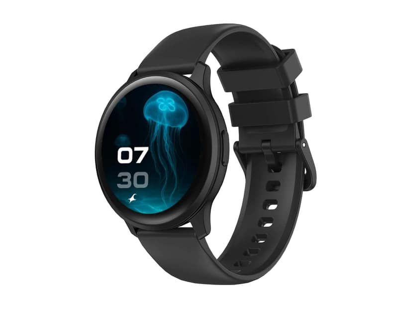 Fastrack Jupiter R3 1.38" Ultra UV Round Display with Nitro Fast Charging, Single Sync BT Calling - Black