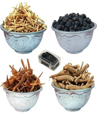 MYGODGIFT shilajeet 10 gm, (Shatavar,Safed Musli,Ashwagandha,Kaunch Beej)50gm Ec 200 gm Pack of 5