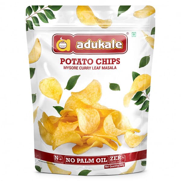 Potato chips (mysore curry leaf masala) 60gm