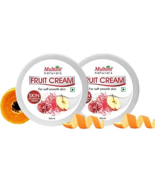 Multani Naturals Fruit Body Lotion With Aloevera Juice & Papaya For Soft Smooth Skin,100 Ml (Pack of 2)