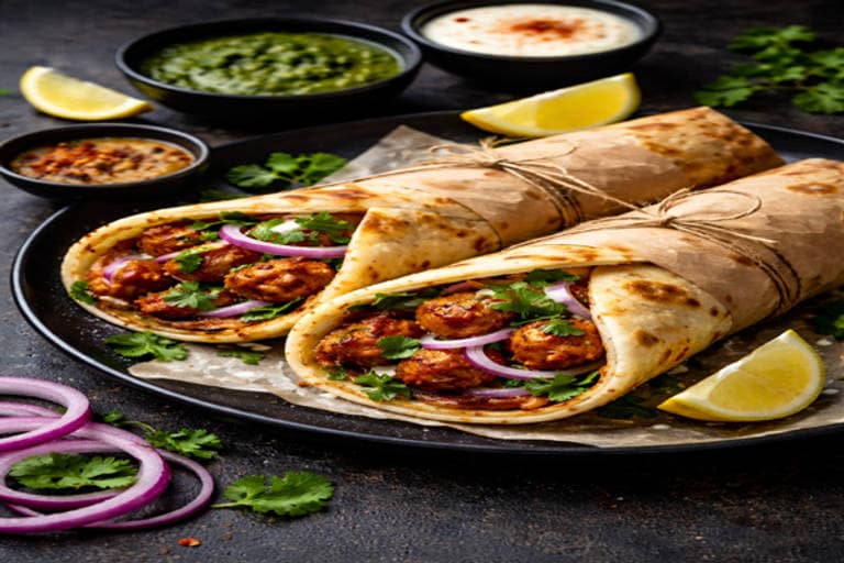 Tandoori Chicken Tikka Roll