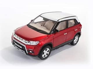 Cube Play Brezza Toy Bretza Car Maruti Toys Made of Non Toxic Plastic Toy Brezza car for Kids Pull Back Action Excellent Body Graphics Size L14 W6 H6 CM Multicolor