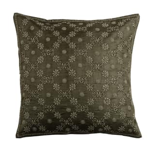 Cottage Silk Cushion Cover - 16" x 16", Multi-Color