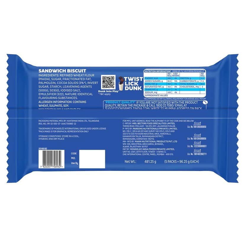 Cadbury Chocobakes ChocFilled Cookies, 75 g view 7