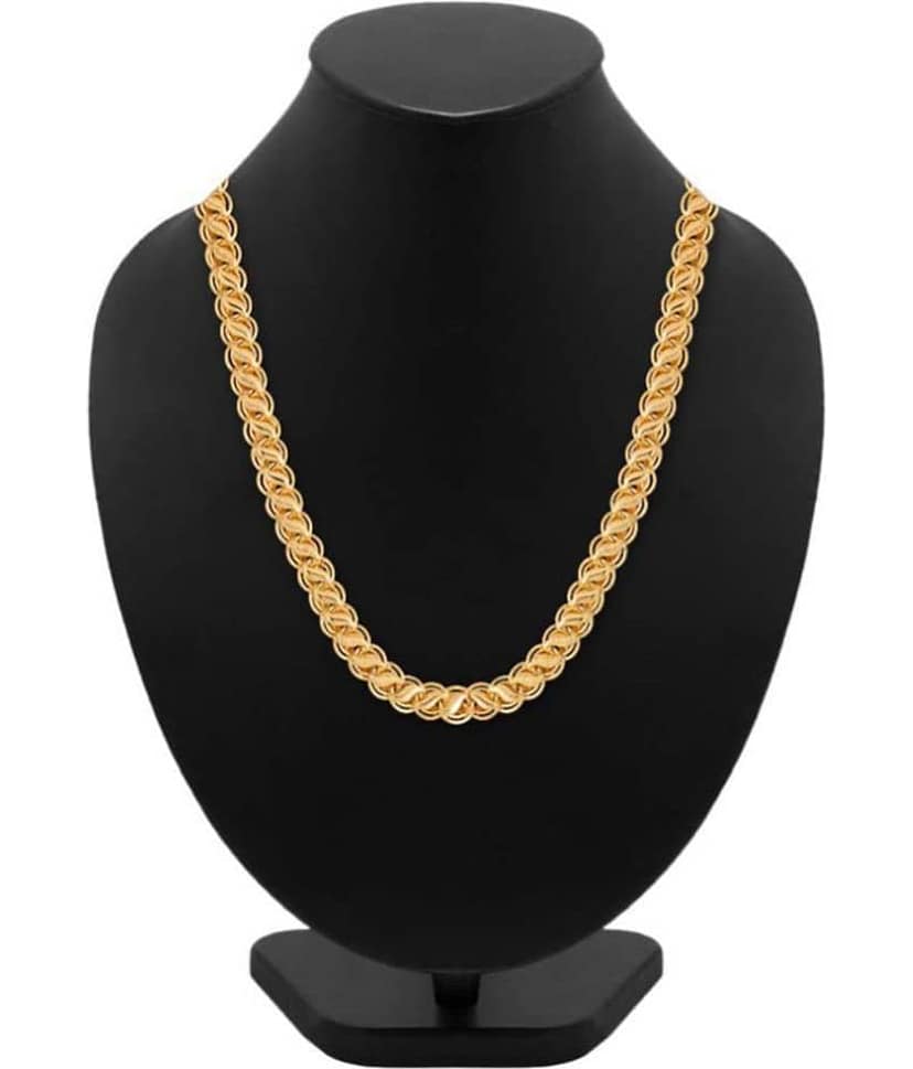 H M PRODUCT Gold Plated Chain ( Set of 1 ) view 2
