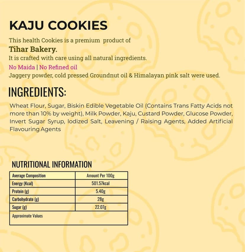 Kaju Cookies view 3