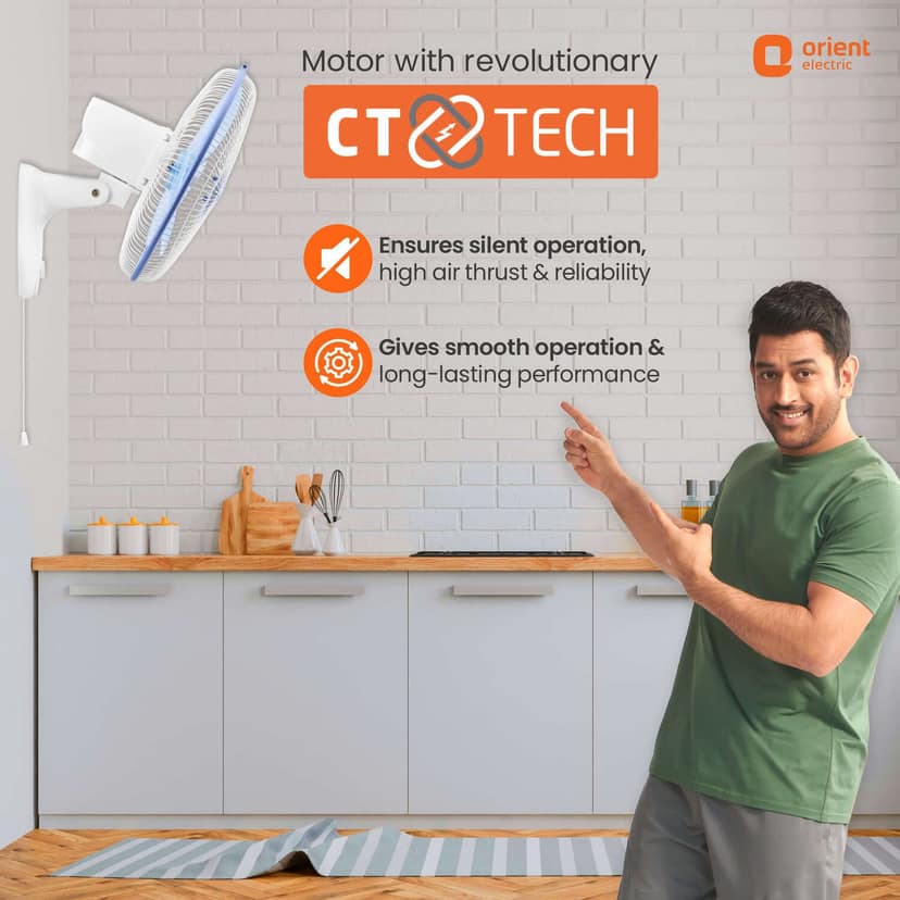 Wall 44 with CTX Technology Silent Wall Fan Wall 44 with CTX Technology Silent Wall Fan - Azure Blue view 2