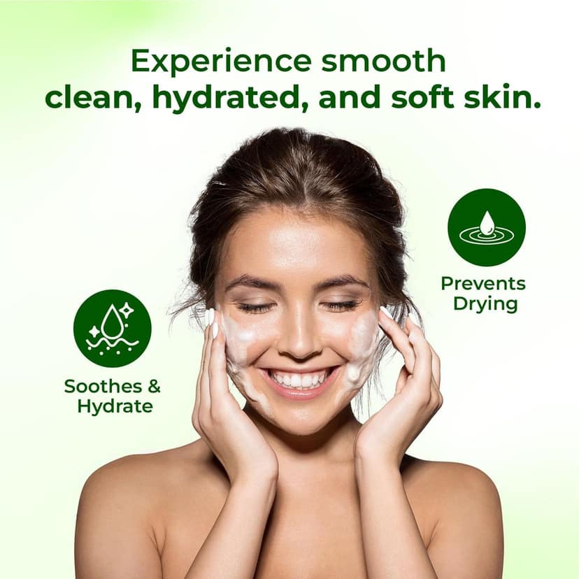 Elois Alovera Moisturizing FaceWash 100gm For All Skin Types Gentle Cleanser for Dry, Oily, and Combination Skin Prevents Acne | Daily Skincare | Refreshing Formula | Paraben Free view 5