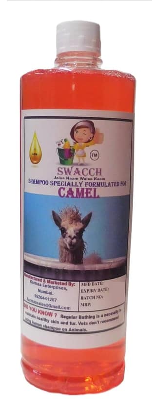 Swacch Shampoo Specially Formulated for Camel (1 Litre) Jasmine