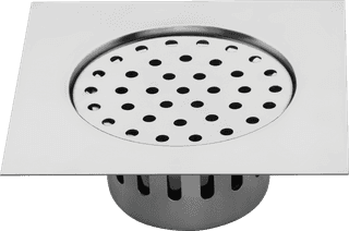 SD-15 Square Anti Cockroach Drain With Bowl (5" x 5" Inch) SUS 304