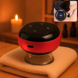 Electric Intelligent Breathing Cupping Massage Instrument The Smart Cupping Therapy Set's Massager for Muscle and Joint Pain Cellulite Massage Back Pain Relief for Back Shoulder Leg (1 Pc)