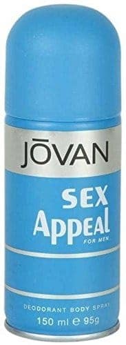 Jovan Sex Appeal Deodorant Spray For Men 150ml – Classic Masculine Long-Lasting Body Spray