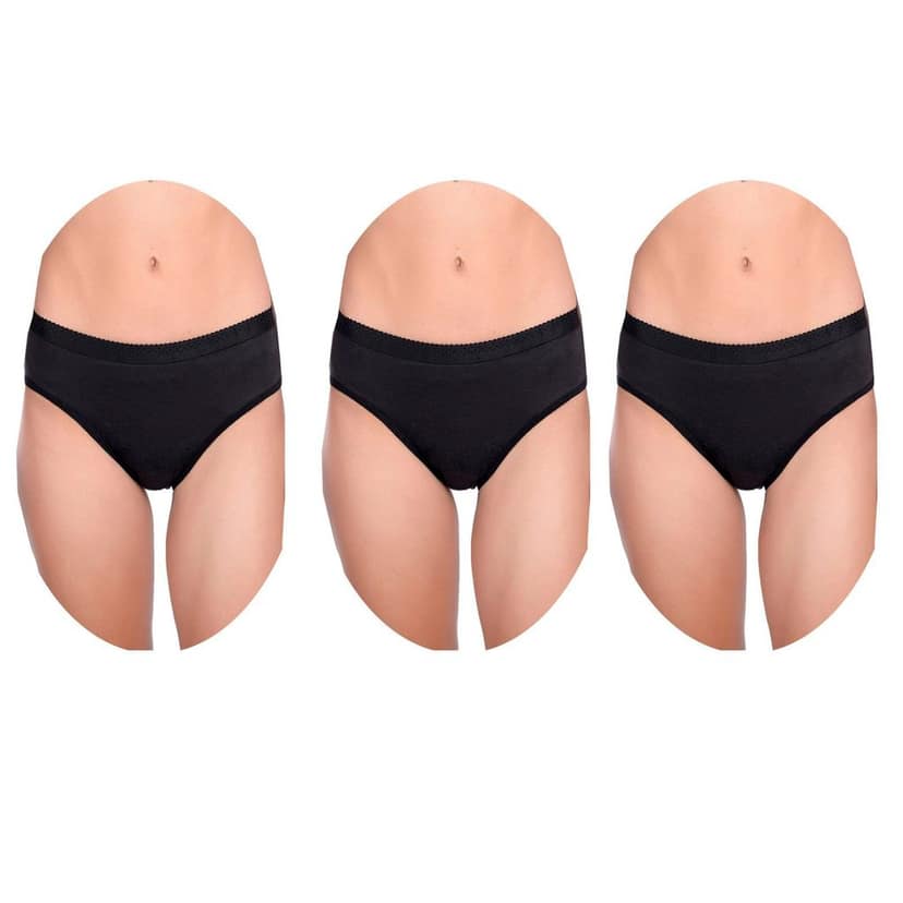 Cotton Full Coverage Hipster Panties Pack 3 view 2