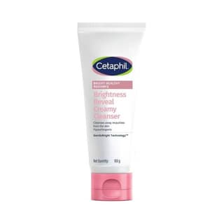 Cetaphil BHR Brightness Reveal Creamy Cleanser Cream To Foam Texture (100g)