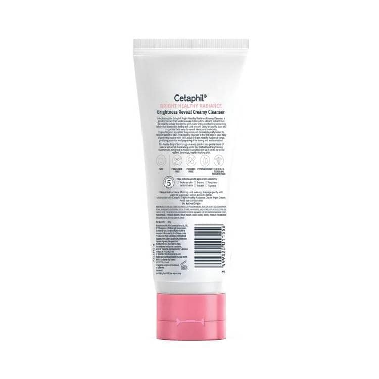 Cetaphil BHR Brightness Reveal Creamy Cleanser Cream To Foam Texture (100g) view 9