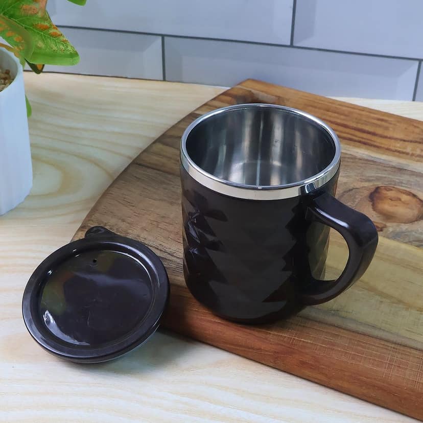 Insulated Tea & Coffee Mug – Leak-Resistant with Metal Inner Cup view 3