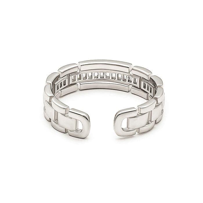 Silver Banded Beauty Ring view 7