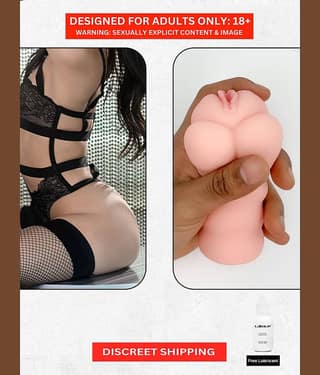 Naughty Nights Jumbo Cup Pussy Masturbator Sex Toy | Real Color Silicone Realistic Masturbation Cup Sex Toy For Men