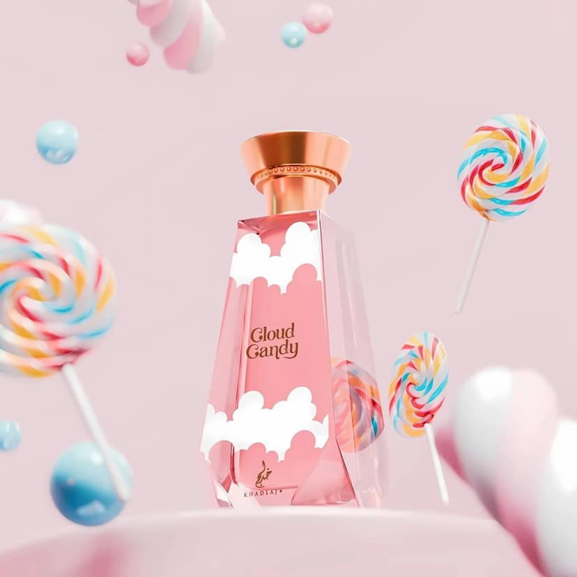 Khadlaj Cloud Candy Eau De Parfum for Women – Sweet & Long-Lasting Arabic Fragrance 100ml view 3