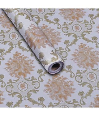KAAF - Floral Wallpaper ( 40 x 250 ) cm ( Pack of 1 )