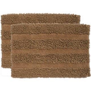 Anti-Skid Cotton Bath Mat - 40x60 CM Buy 1 Get 1 , 2-Pieces