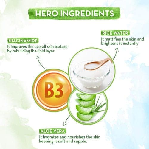Mamaearth Rice Oil-Free Face Moisturizer With Rice Water & Niacinamide For Glass Skin (80gm) view 3