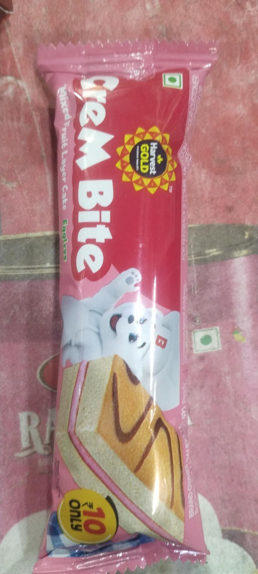 Harvest Gold Crem bite eggless