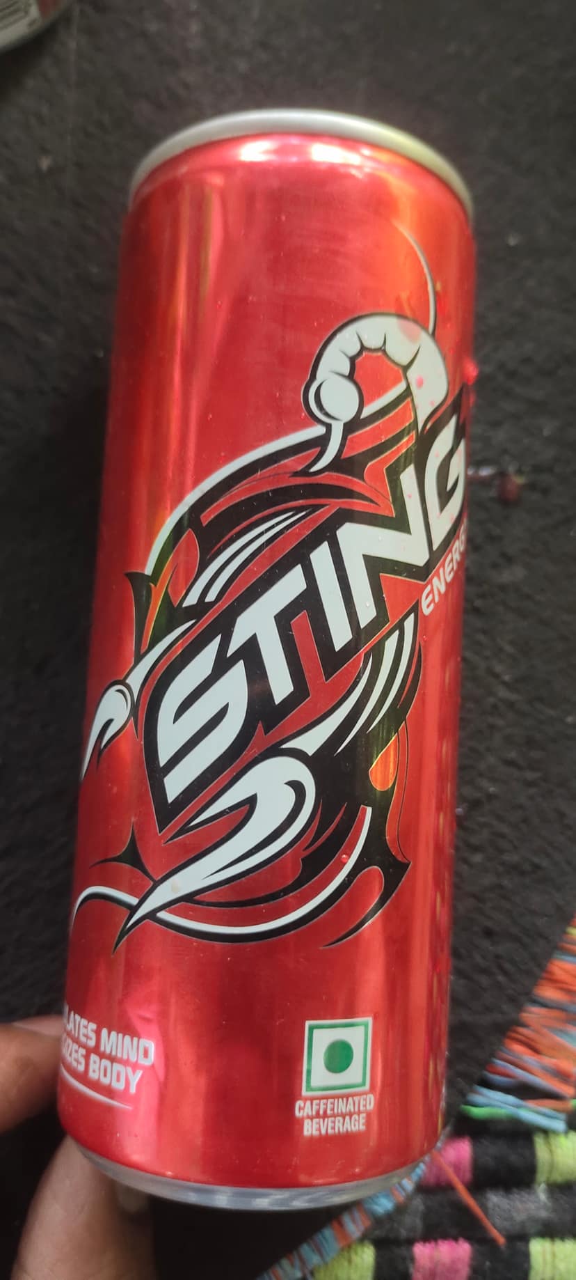 Sting energy soft drink can