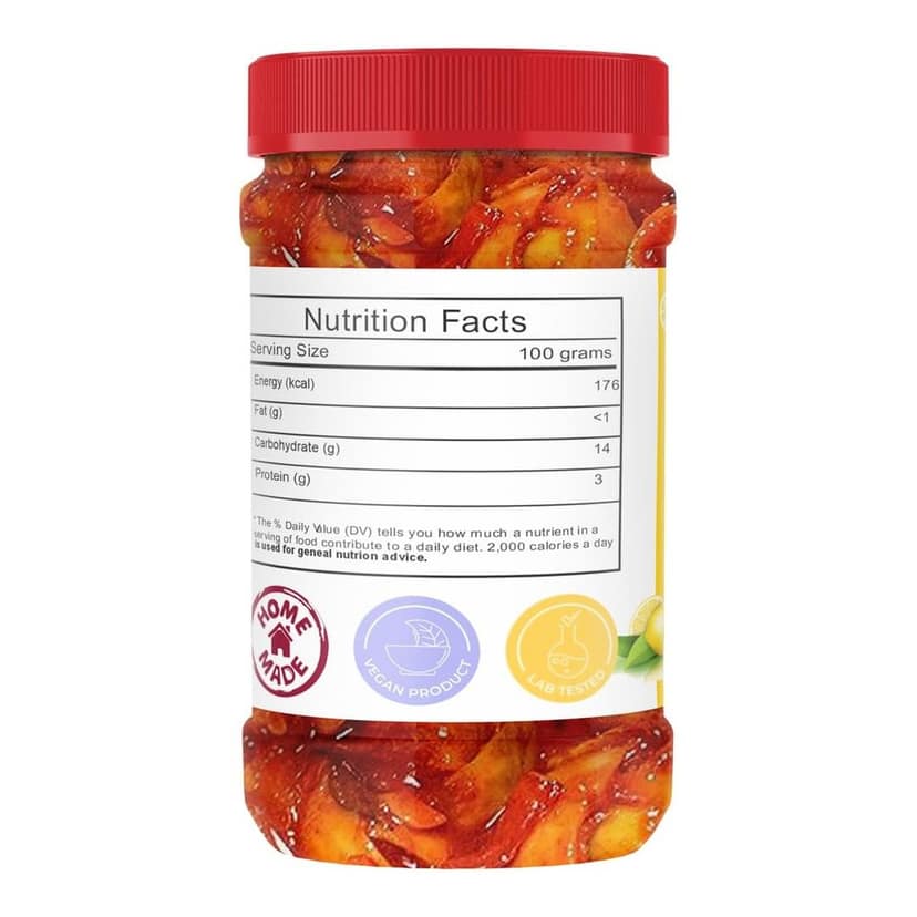 Mountain Bawarchi Lemon Pickle in Fresh | Tasty Nimbu Achar in Fresh Form | Homemade Sweet & Sour Lemon Pickles (400g) view 2