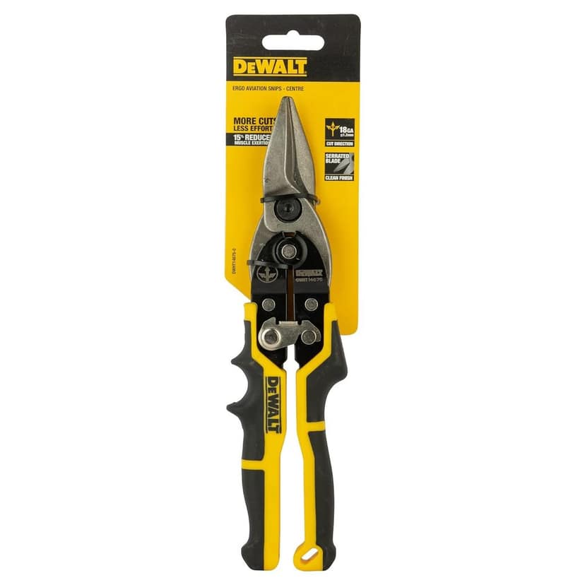 Dewalt Snips Ergo Aviation Snip - Straight DWHT14675-0 view 4