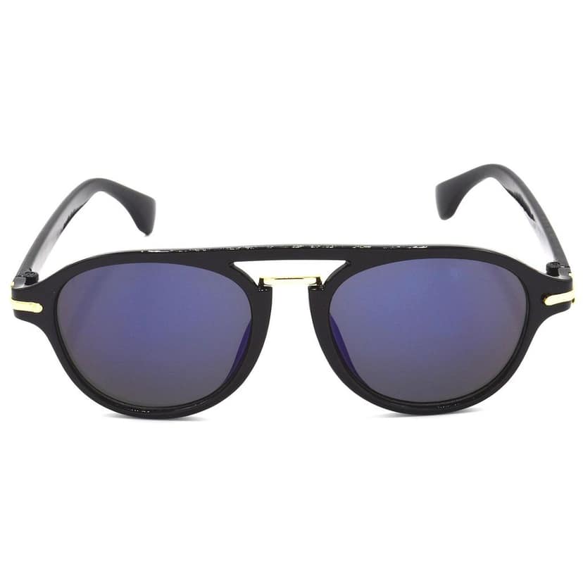 Hrinkar Blue Rectangular Glasses Black Frame Best Goggles for Men & Women - HRS419 view 2