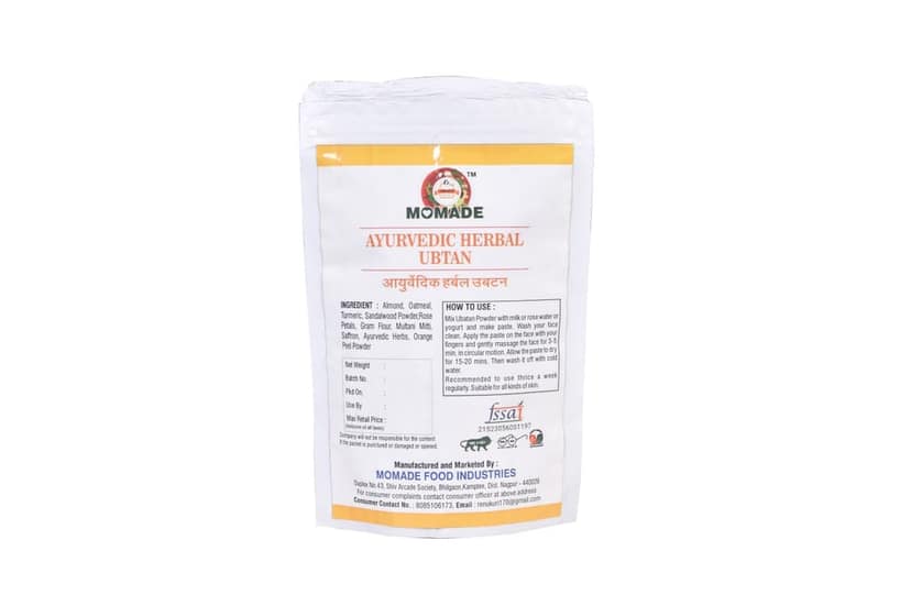 MOMADE HERBAL AYURVEDIC UBTAN view 2