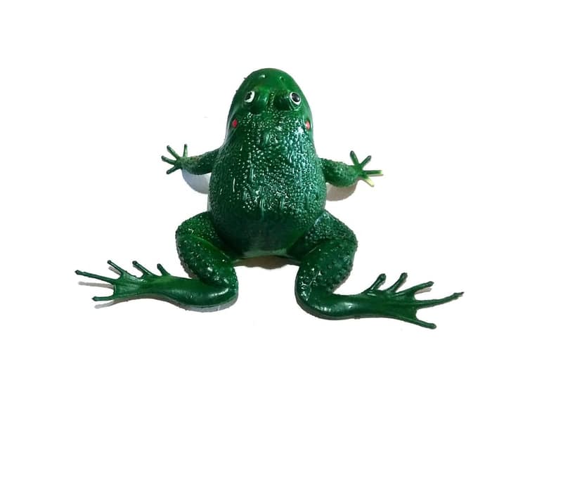 Nawani Cute Rubber Frog Toy, Size- 11/15 view 3