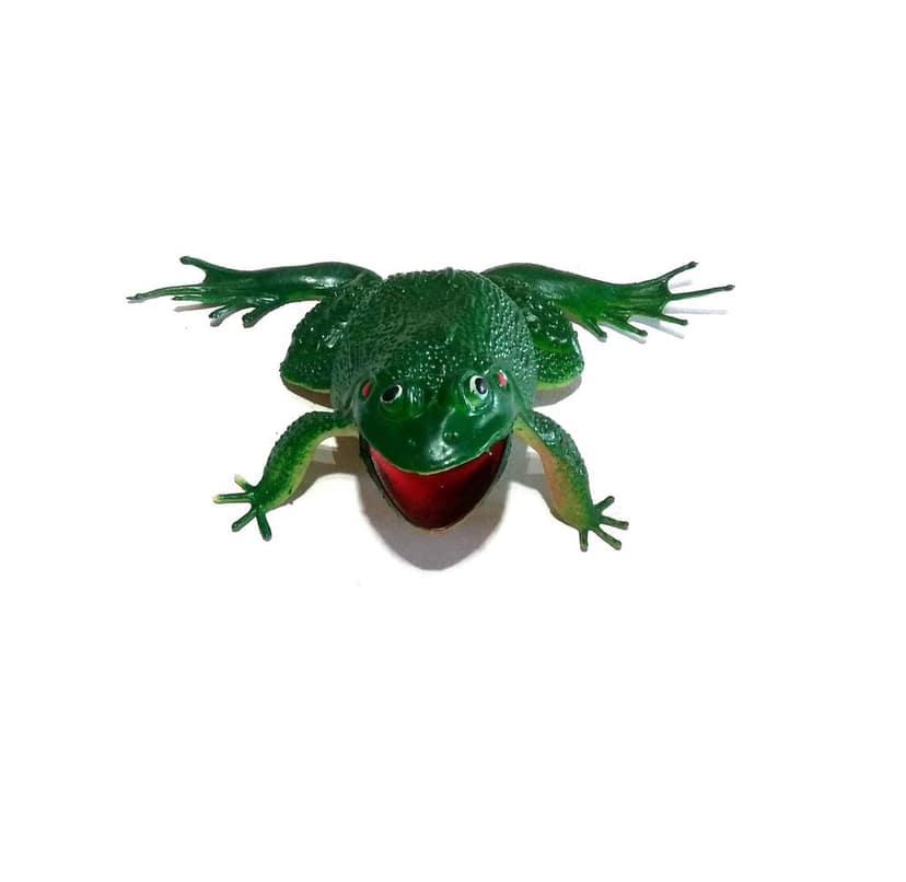 Nawani Cute Rubber Frog Toy, Size- 11/15 view 4