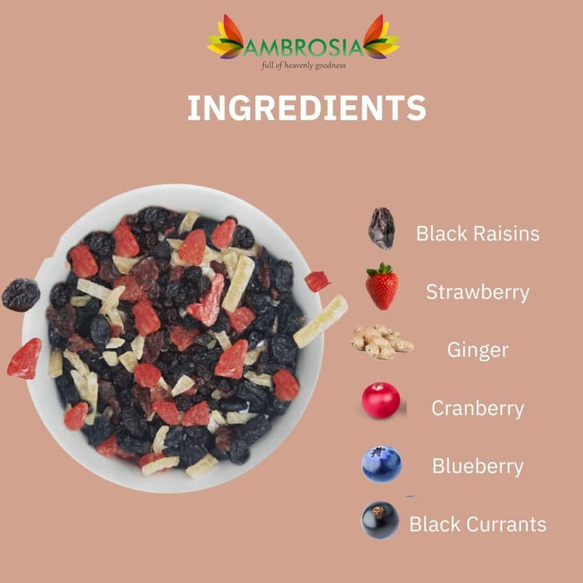 AmbrosiaAntioxidant Trail Mix 200g | Mixed Berries view 5