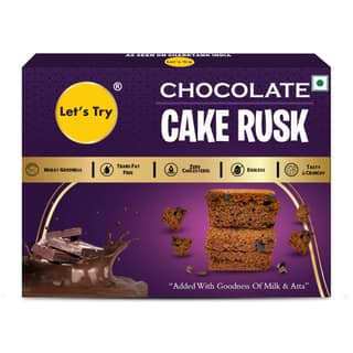 Let's Try Chocolate Cake Rusk - 200g