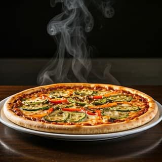 Veggie Barbecue Pizza